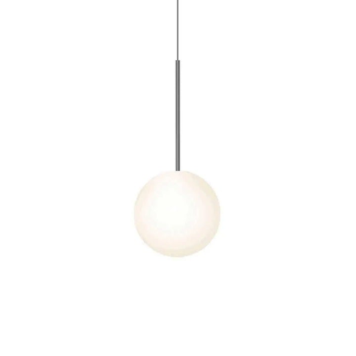 Suspension Bola Sphere gris anthracite, globe en verre opale de 25,5 cm