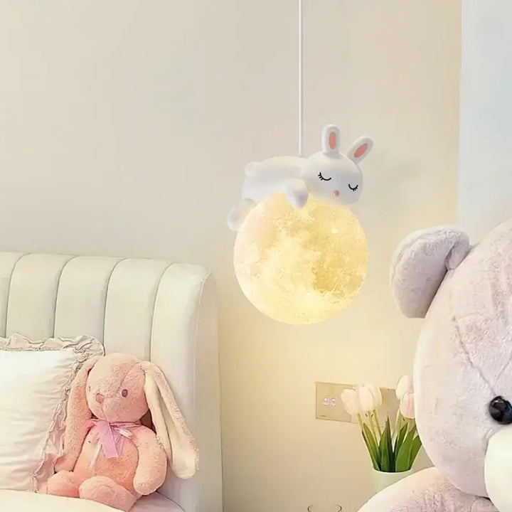 Creative Cartoon Animals LED Hanging Chandelier for Living Room Kid’s Bedroom Bedside Lamps Home-appliance Decor