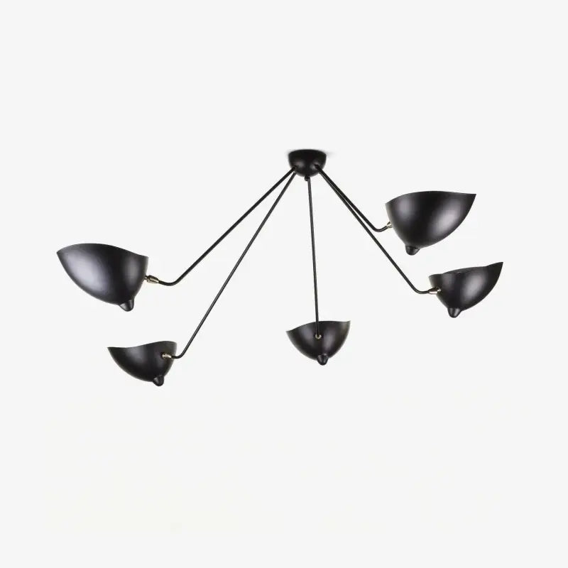 Suspension Les Bras Orientables Noire Style Atelier Cuisine Moderne

