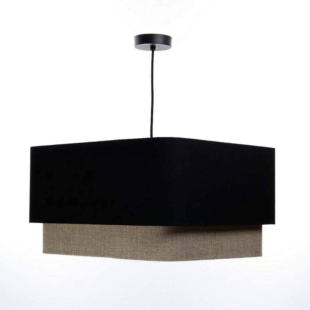Suspension Luminaire | KWADRO DUO (Noire)