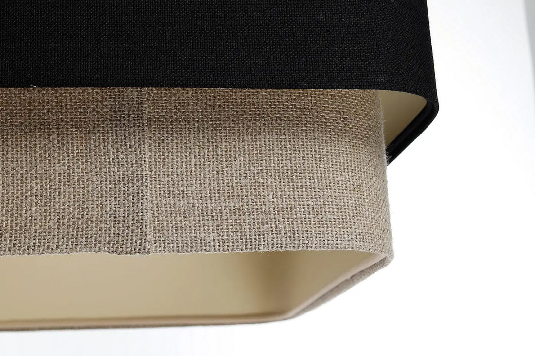 Suspension Luminaire | KWADRO DUO (Noire)