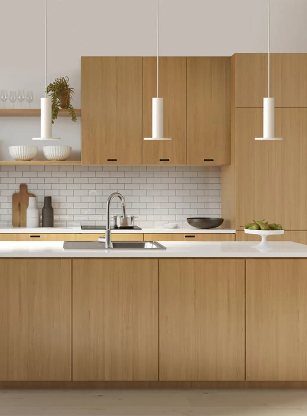 Suspensions Cielo blanches de 15,5 cm dans un intérieur
