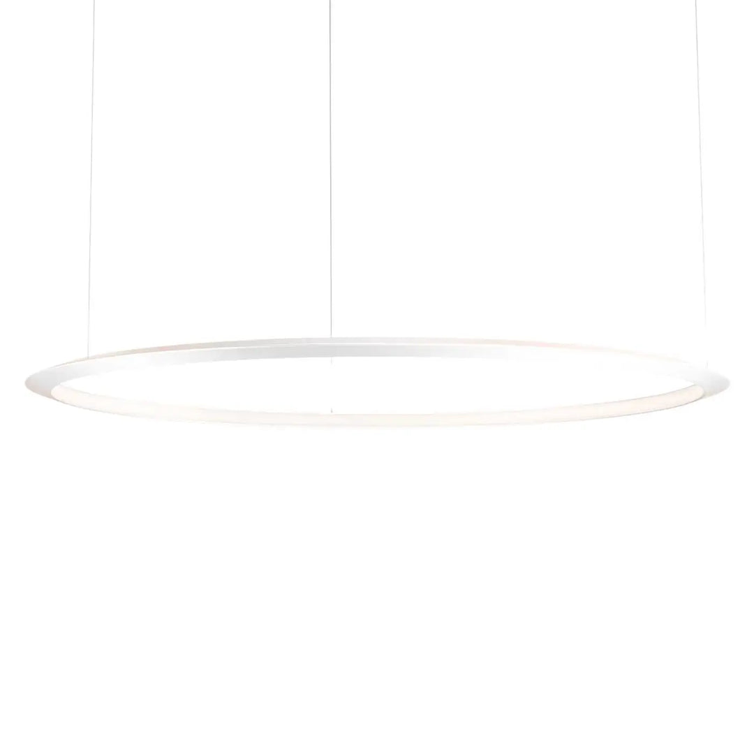Suspension Circular en aluminium blanc #couleur_blanc