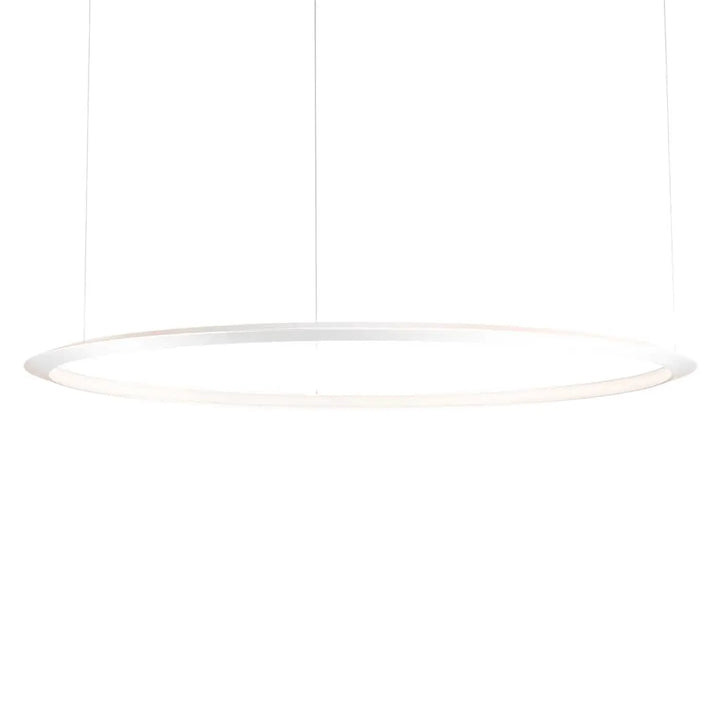 Suspension Circular en aluminium blanc #couleur_blanc