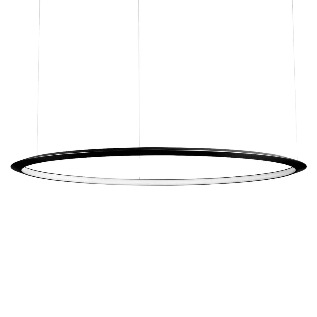 Suspension Circular en aluminium noir #couleur_noir