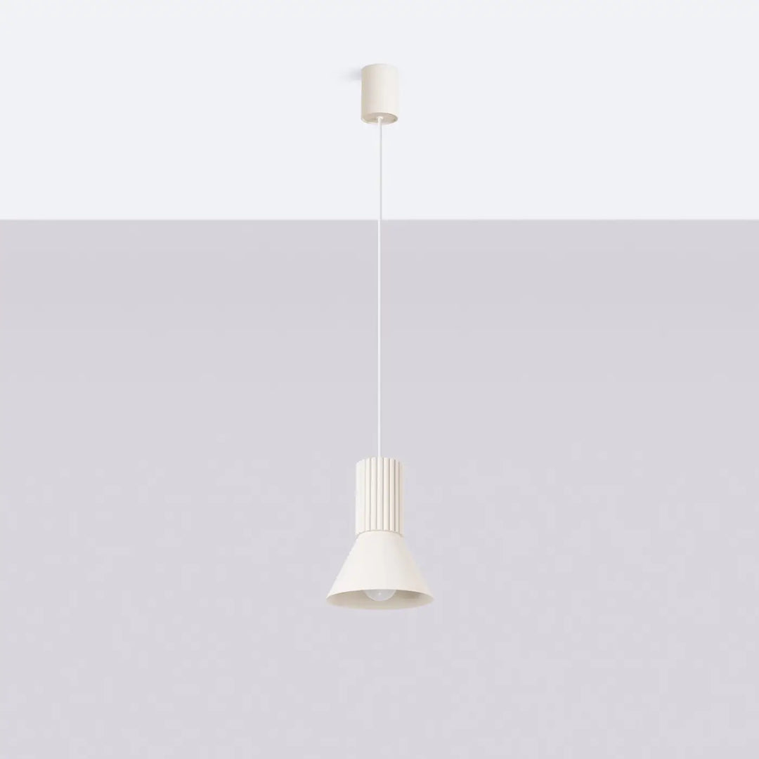 Suspension beige éteinte
