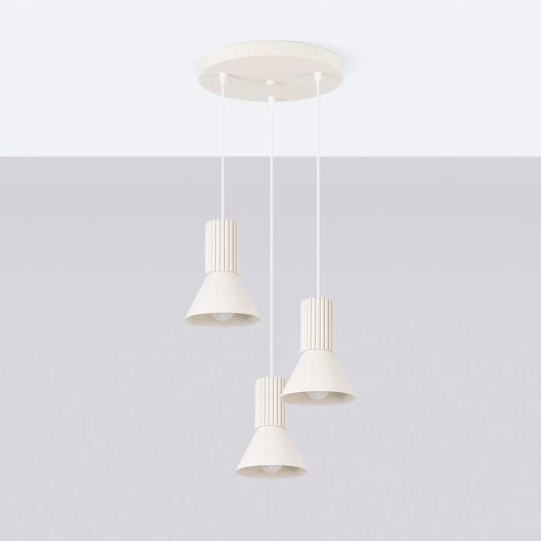 Suspension beige éteinte