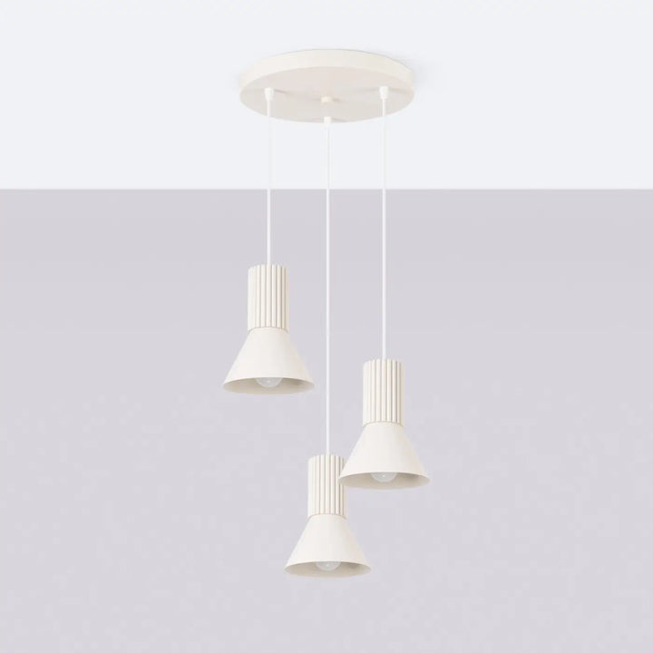 Suspension beige éteinte