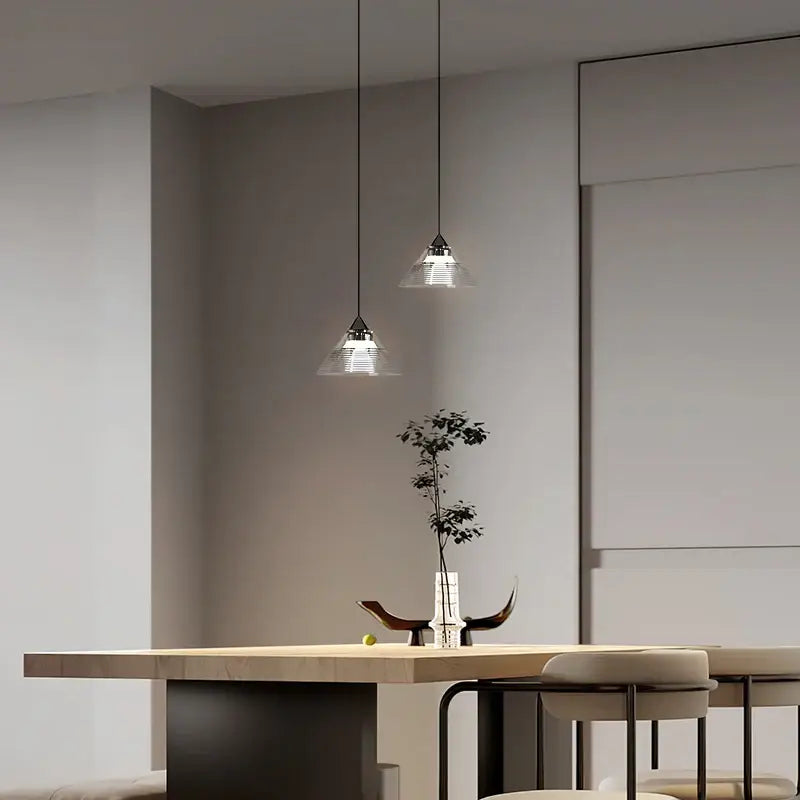 New Minimalist Restaurant Chandelier Bedside Line Lamp Modern Light Luxury Advanced Can Lift Small Chandelier Bar Lamps