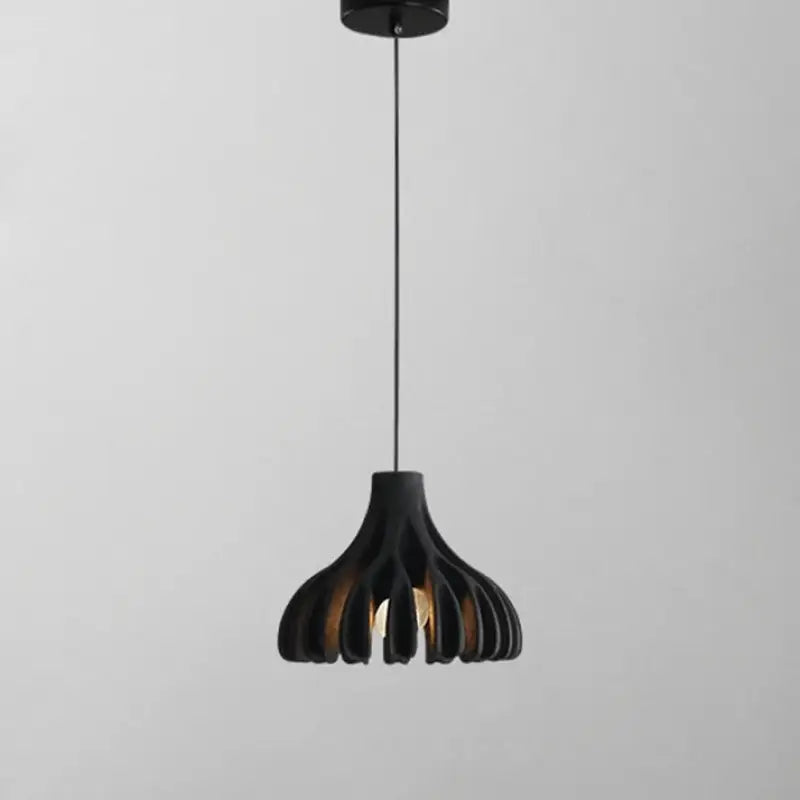 Suspension Contemporaine En Bois Et Couleur Chic Élégante