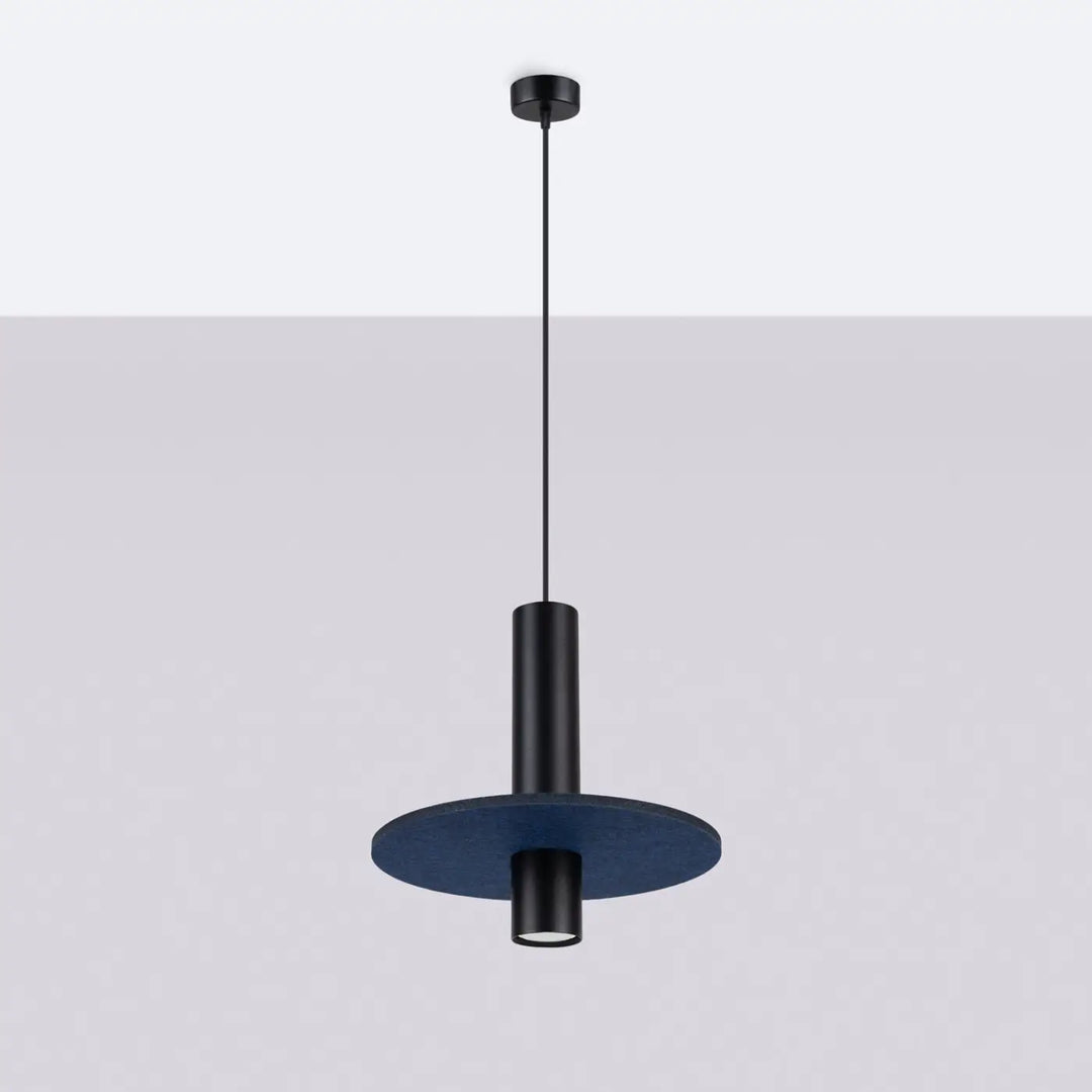 Suspension bleu marine/noir éteinte