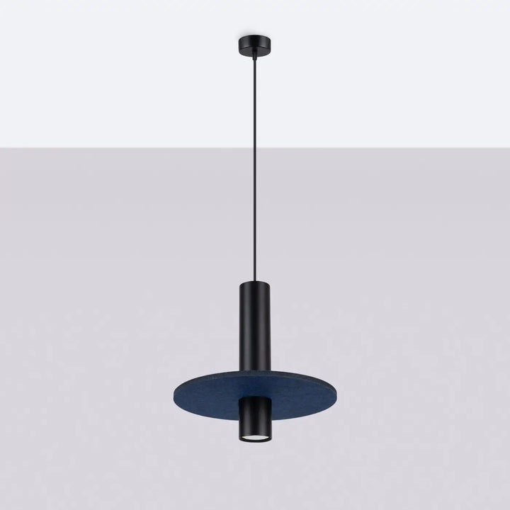 Suspension bleu marine/noir éteinte