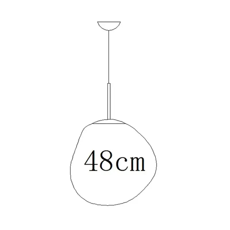 Suspension design en acrylique moderne élégant chic doré