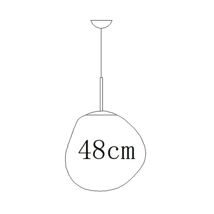 Suspension design en acrylique moderne élégant chic doré