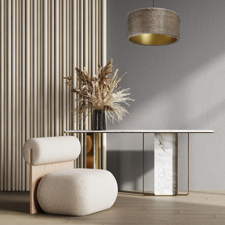 Suspension Luminaire | BEAR LIGHT (Beige/Marron/Doré)