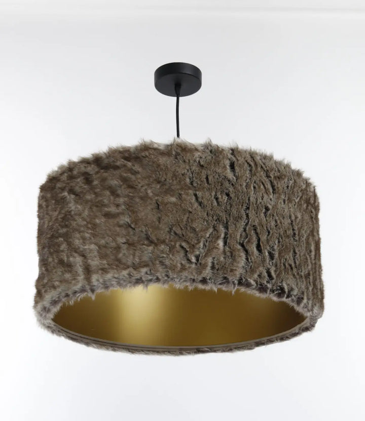 Suspension Luminaire | BEAR LIGHT (Beige/Marron/Doré)