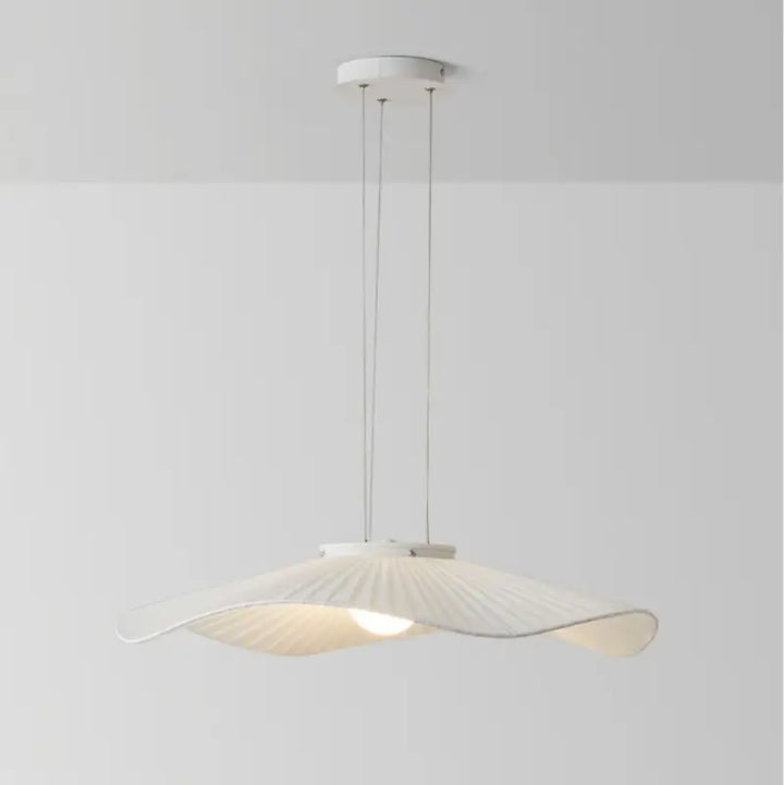 Suspension blanc tissu métal style aérien décoration chic