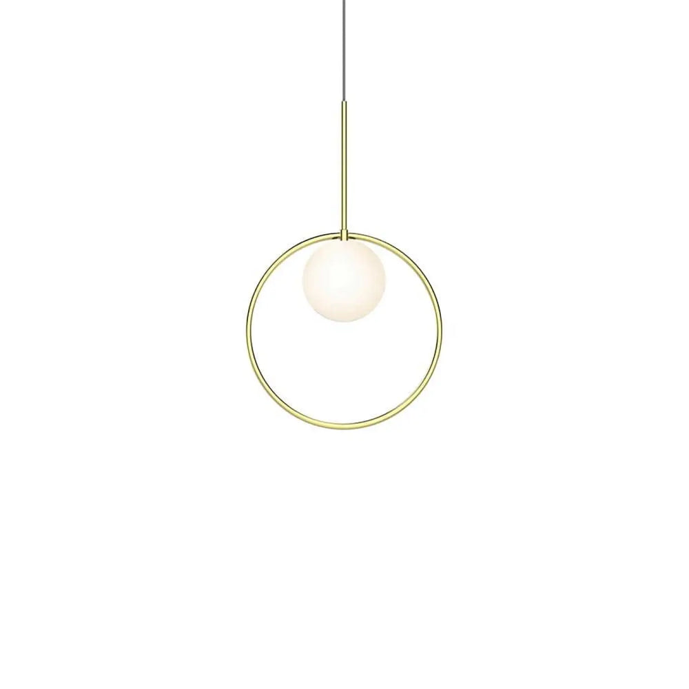 Suspension Bola Halo à anneau doré
