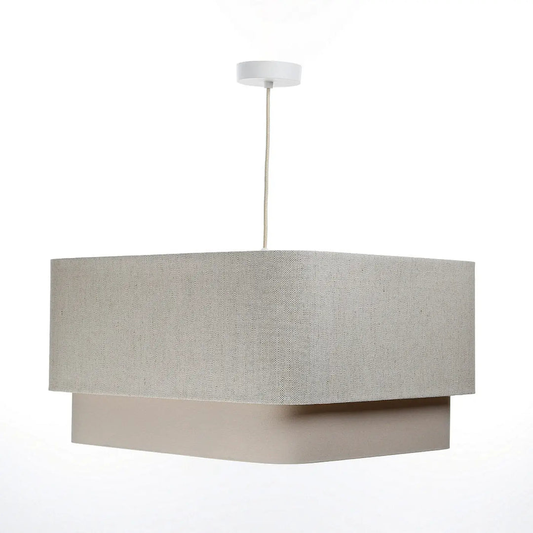 Suspension Luminaire | KWADRO DUO (Beige crème)