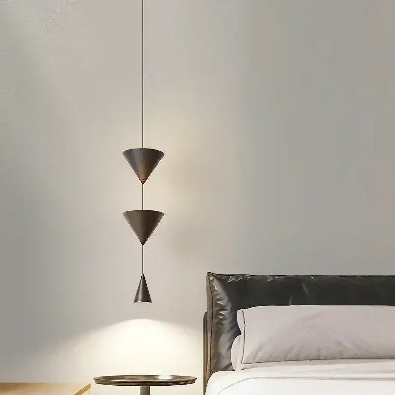 Suspension Design Cônes Superposés Pour Éclairage Moderne Chic