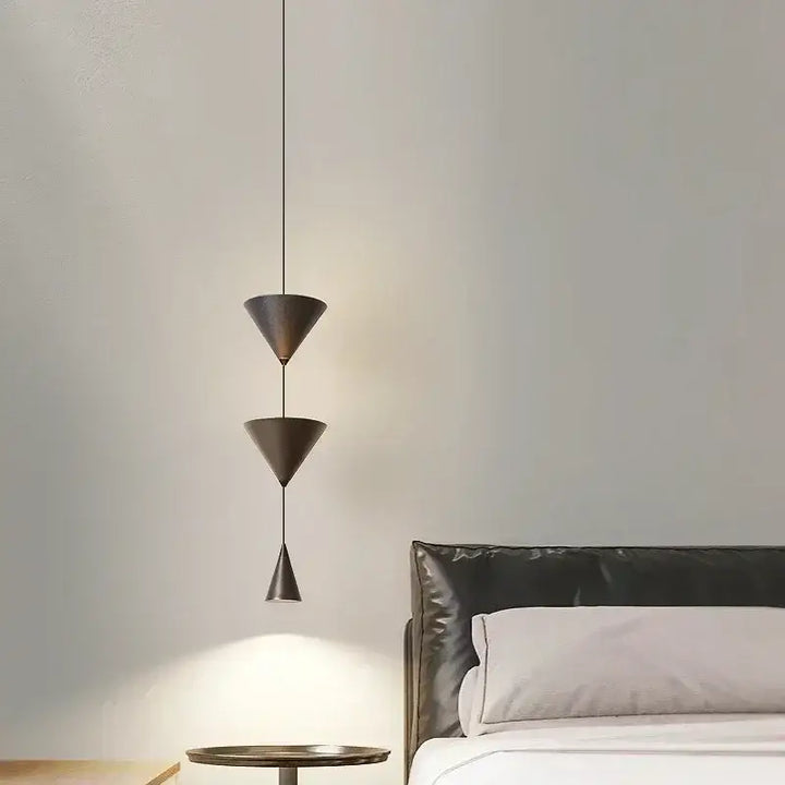 Suspension Design Cônes Superposés Pour Éclairage Moderne Chic
