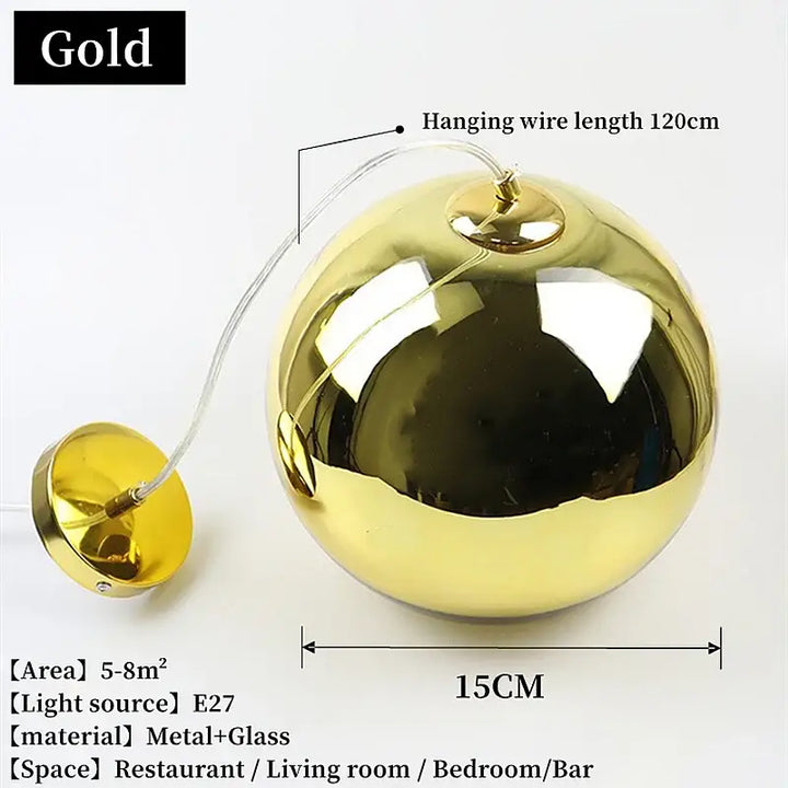 Suspension design contemporaine en verre style élégant