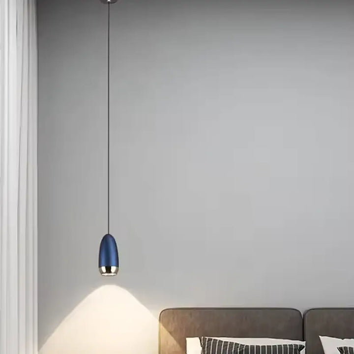 Suspension Design Cylindrique Moderne Couleurs Avec Intérieur Doré

