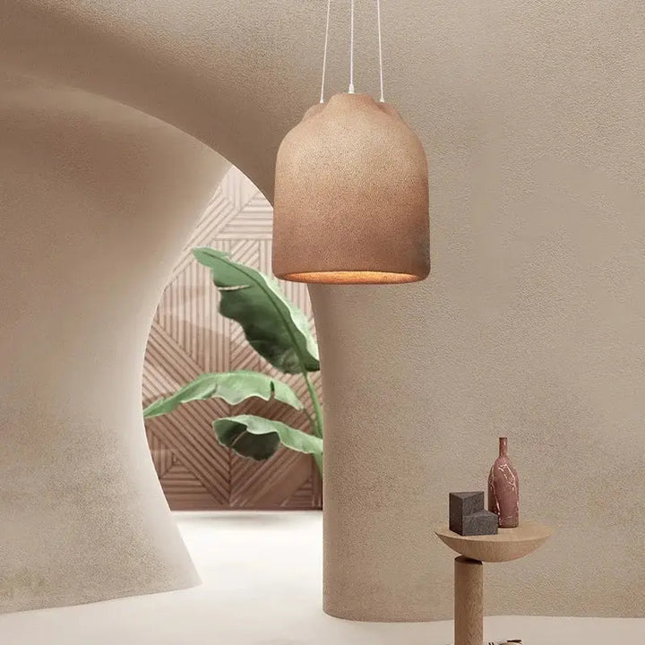 Suspension Design En Céramique Noire Ou Beige Élégante

