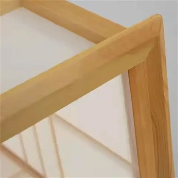 Suspension design en bois pour intérieur zen élégante