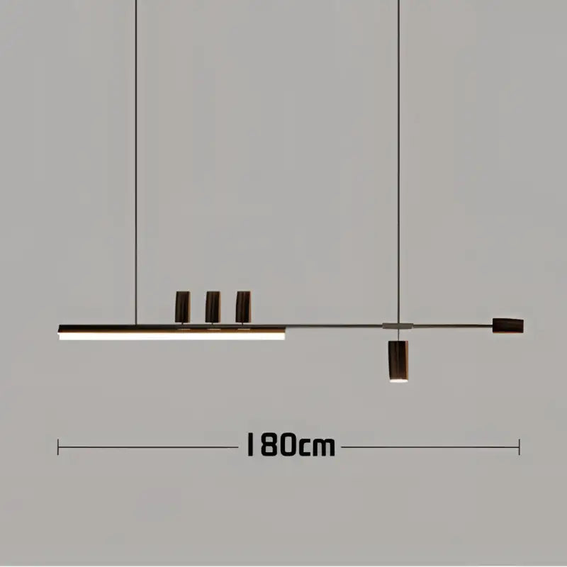 Suspension design led linéaire éclairage architecte chic