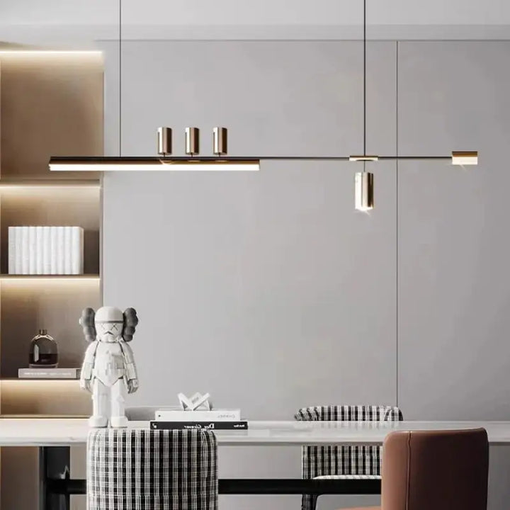 Suspension design led linéaire éclairage architecte chic