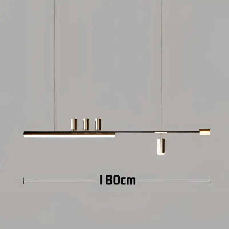 Suspension design led linéaire éclairage architecte chic