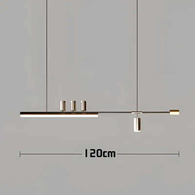 Suspension design led linéaire éclairage architecte chic