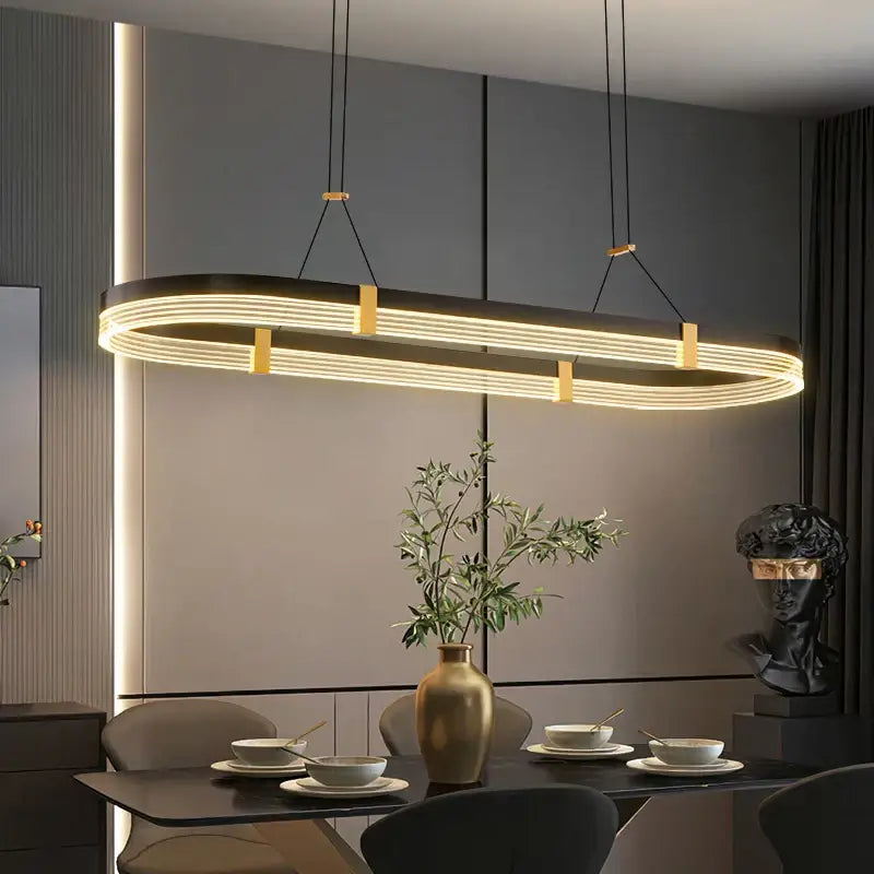 Suspension design led style contemporain élégance