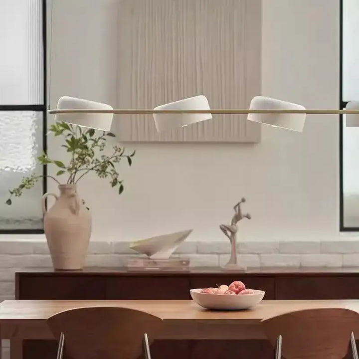 Suspension design led linéaire contemporaine épurée élégant