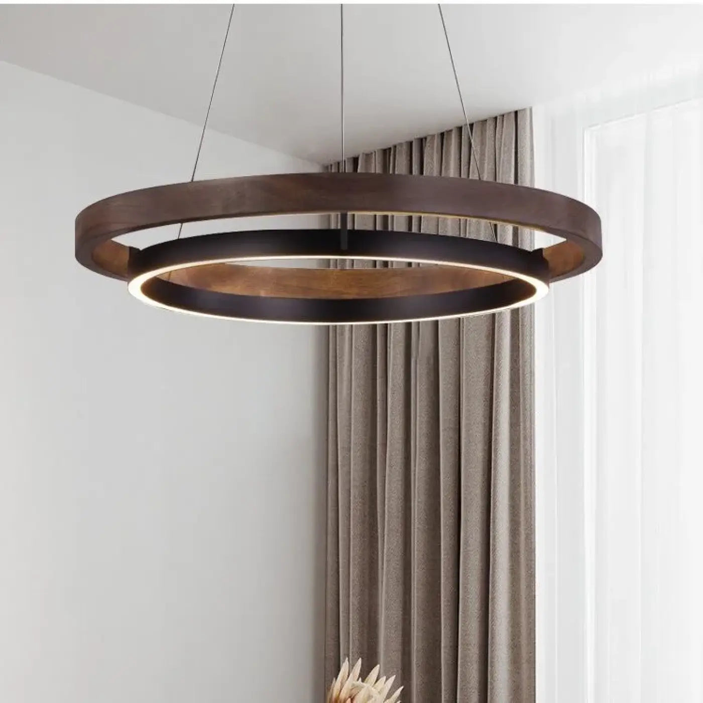Modern Double Ring LED Suspension Design – Lustria