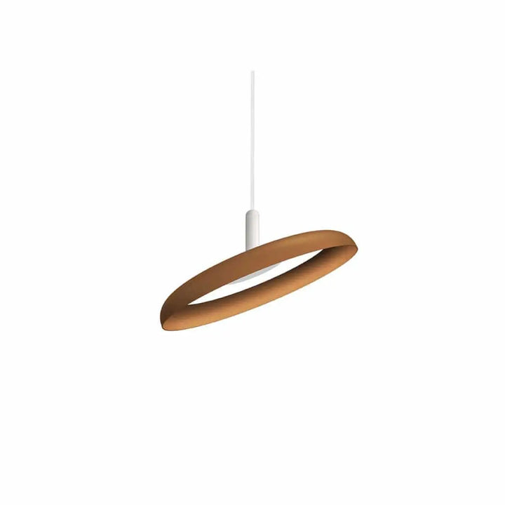 Suspension Nivél terracotta de 38 cm, câble blanc