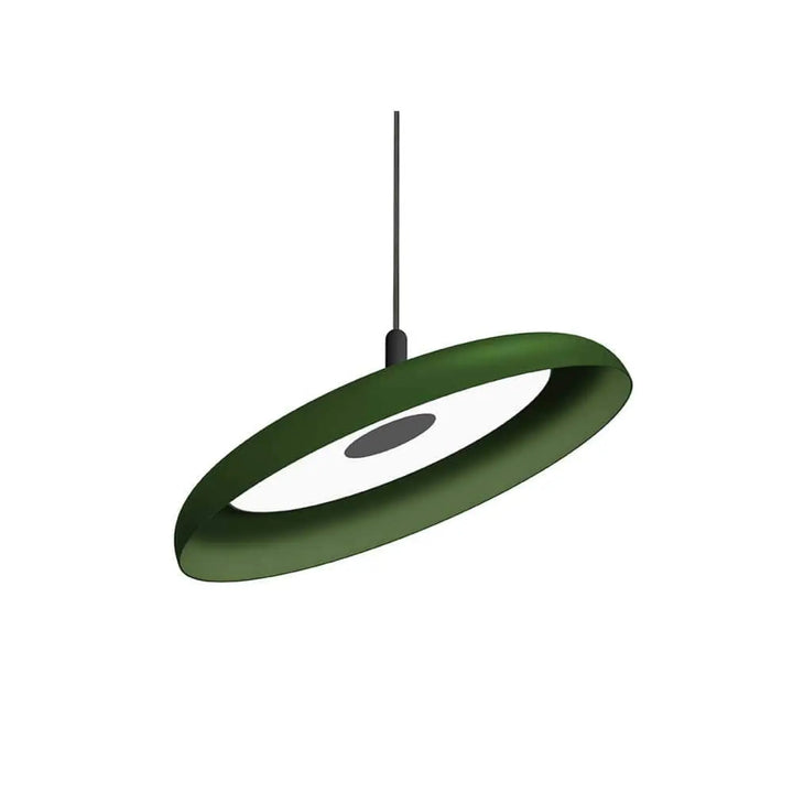 Suspension Nivél vert forêt de 56 cm, câble noir
