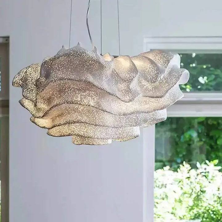 Suspension Design Organique Blanc Moderne Élégant Sculptural