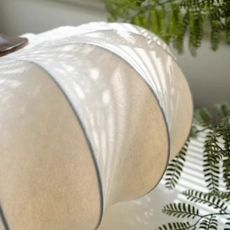 Suspension luminaire en papier blanc inspirée du style japonais