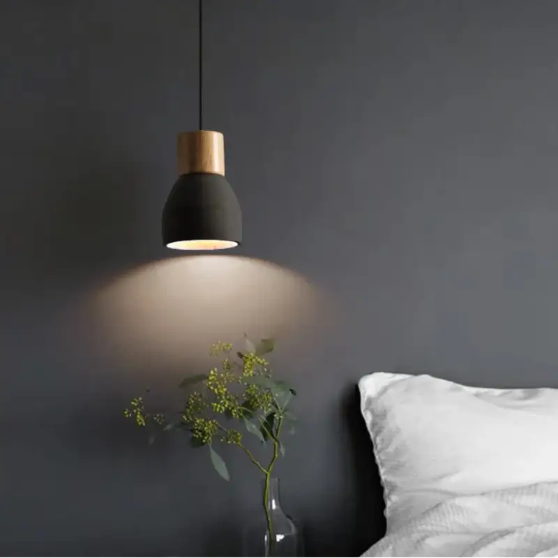 Suspension Design Scandinave En Bois Colorée Moderne