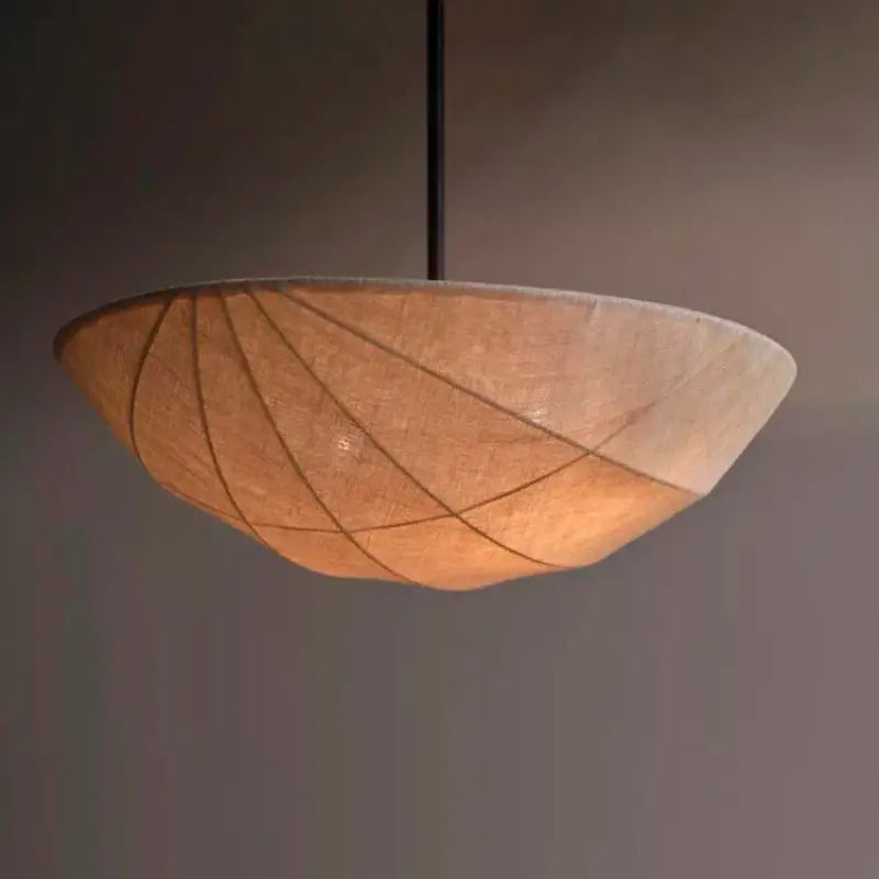 Suspension design sculpté forme feuille moderne