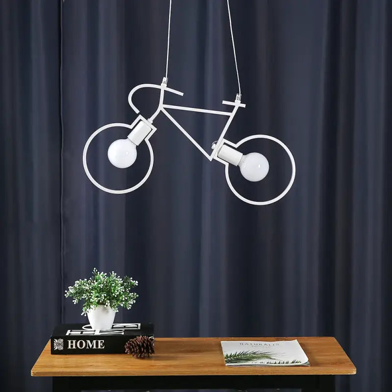 Suspension Design Vélo Métal Moderne Avec Douilles Lumineuses

