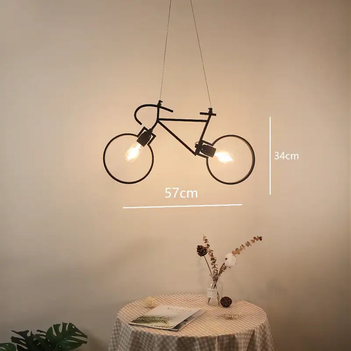 Suspension Design Vélo Métal Moderne Avec Douilles Lumineuses

