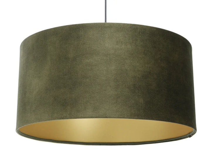 Pendant lamp Vintage Glamour – Olive/Gold