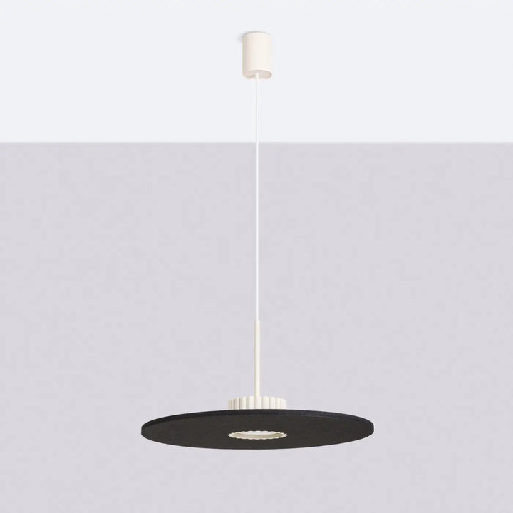 Suspension beige/noir éteinte
