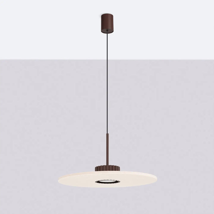 Suspension marron/beige éteinte