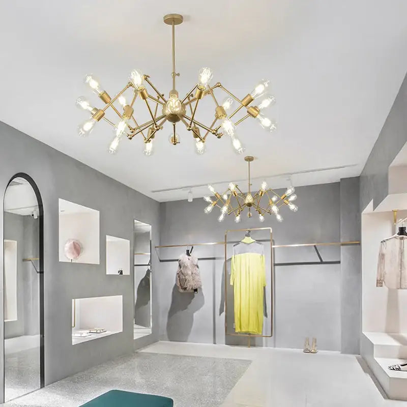 Living room pendant lamp Luxury circular modern minimalist restaurant pendant lamp Creative and warm bedroom lamp