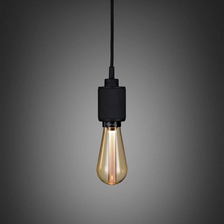 Suspension luminaire Heavy Metal à gravure quadrillée finition noir #couleur_noir