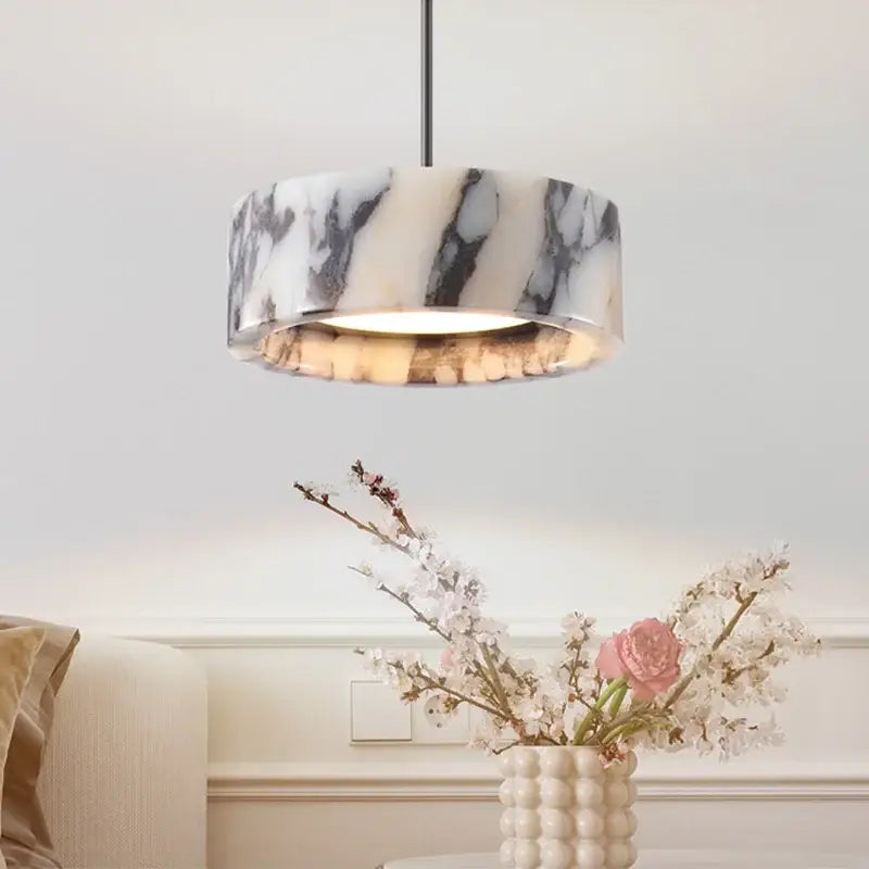Suspension En Marbre Poli Pour Ambiance Chic Et Minérale